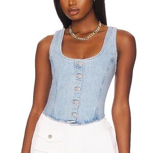 Levi’s Denim Corset Bustier Top- Dani